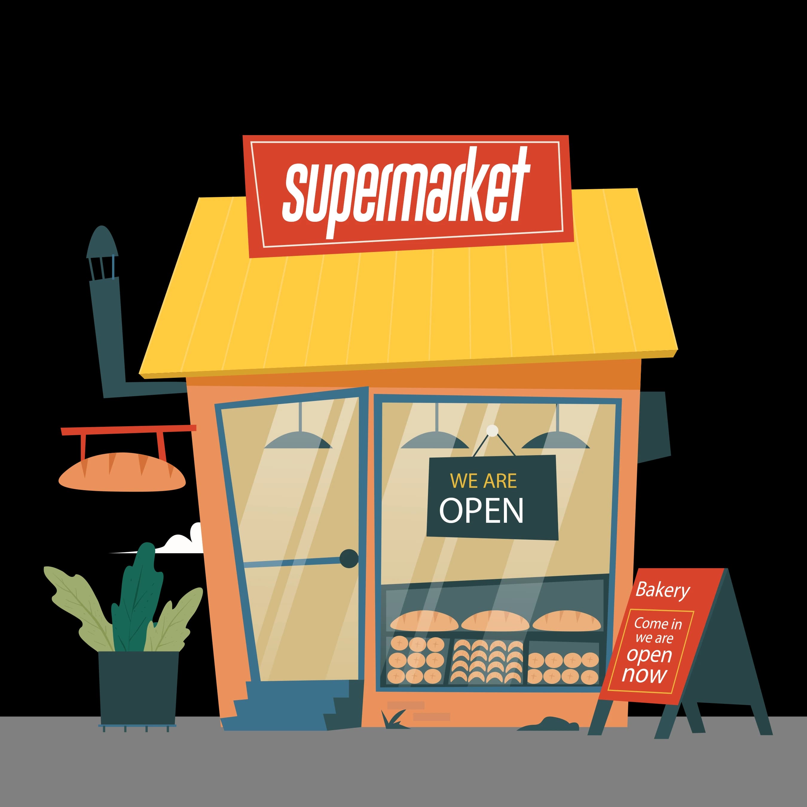 Supermarket delivery